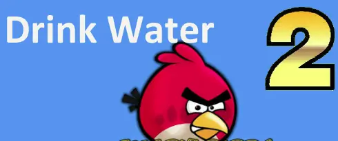 Angry Birds Drink Water 2 logo