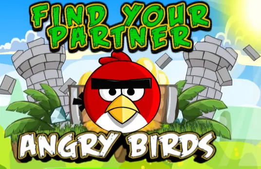 Angry Birds Find Your Partner logo