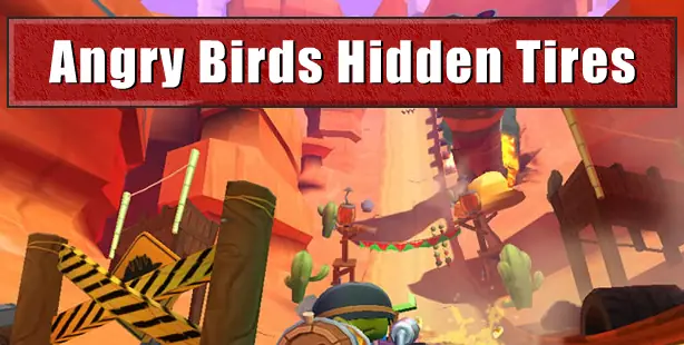 Angry Birds Hidden Tires logo