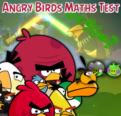 Angry Birds Maths Test logo
