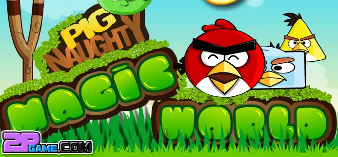 Angry Birds: Naughty Pig Magic World logo