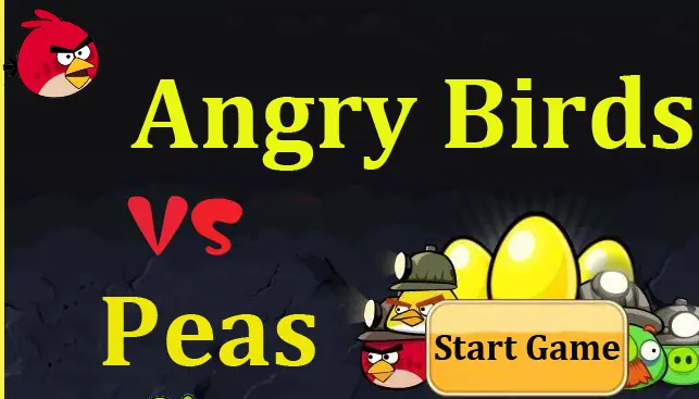 Angry Birds Vs Peas logo