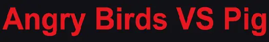 Angry Birds VS Pig logo