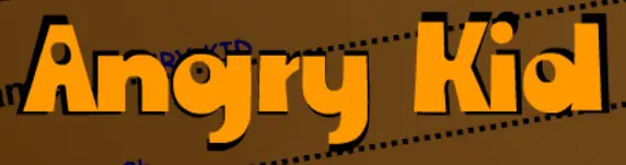 Angry Kid - Bored Game logo