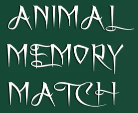 Animal Memory Match logo