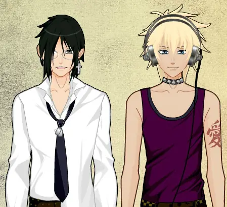 Anime Boys Dress Up Game logo