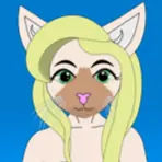 Anime cat girl logo