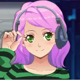 Anime Geek Girl Makeover Game logo