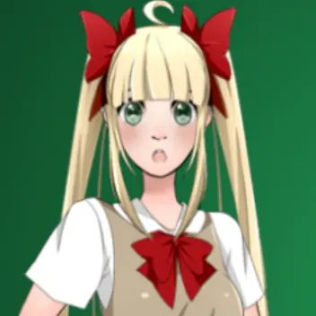 Anime School Girl dress up game 2 logo