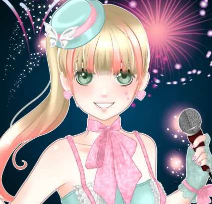 Anime Singer Dress Up Game logo