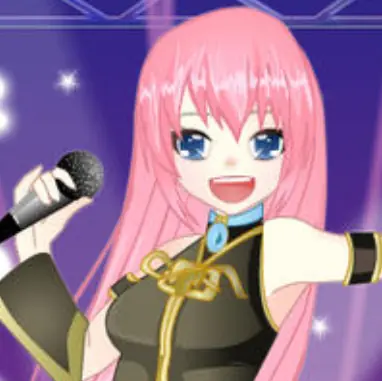 Anime Singer Girl Dress Up Game logo