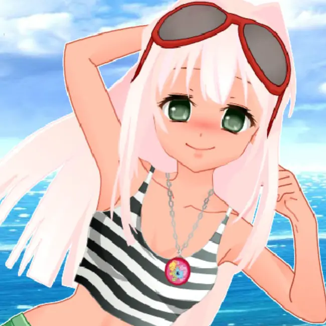 Anime Summer Fun Dress Up Game logo