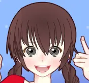 Anime X-mas Girl Dress Up Game logo
