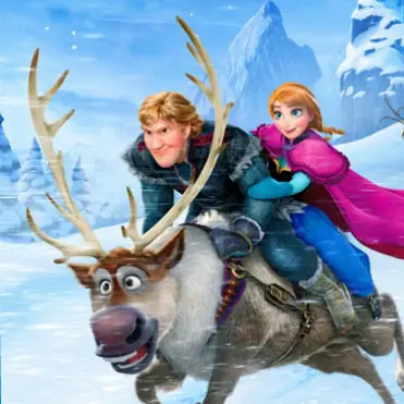 Anna and Kristoff Jigsaw logo