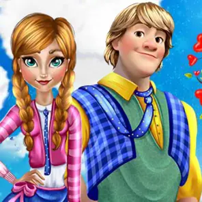 Anna and Kristoff Sweet Kissing logo