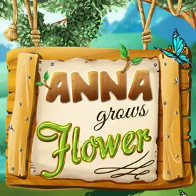 Anna Grows Flower logo