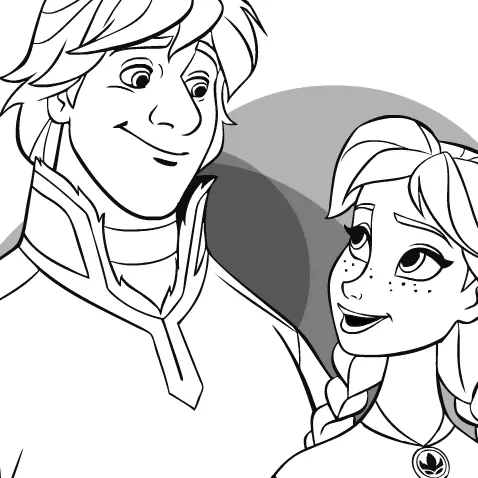 Anna y Kristoff logo