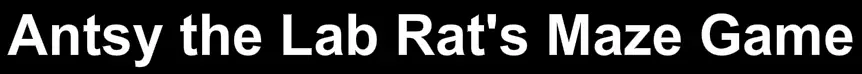 Antsy the Lab Rat's Maze Game logo