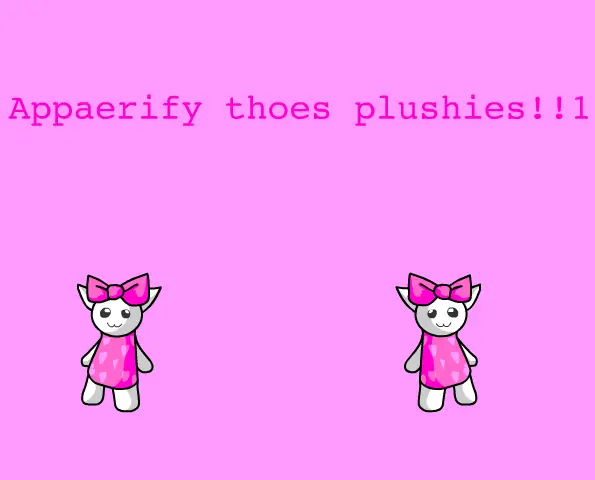 Appaerify thoes plushies!!1 logo