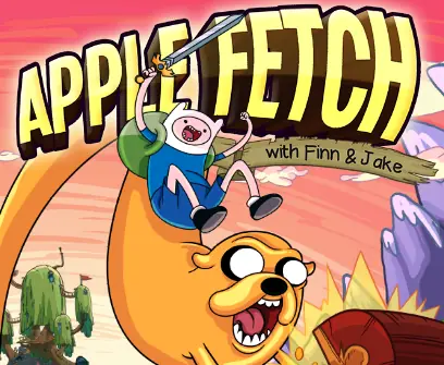 Apple Fetch with Finn and Jake logo