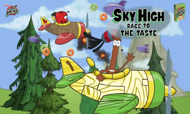 Apple Jacks Sky High Race to the Taste logo