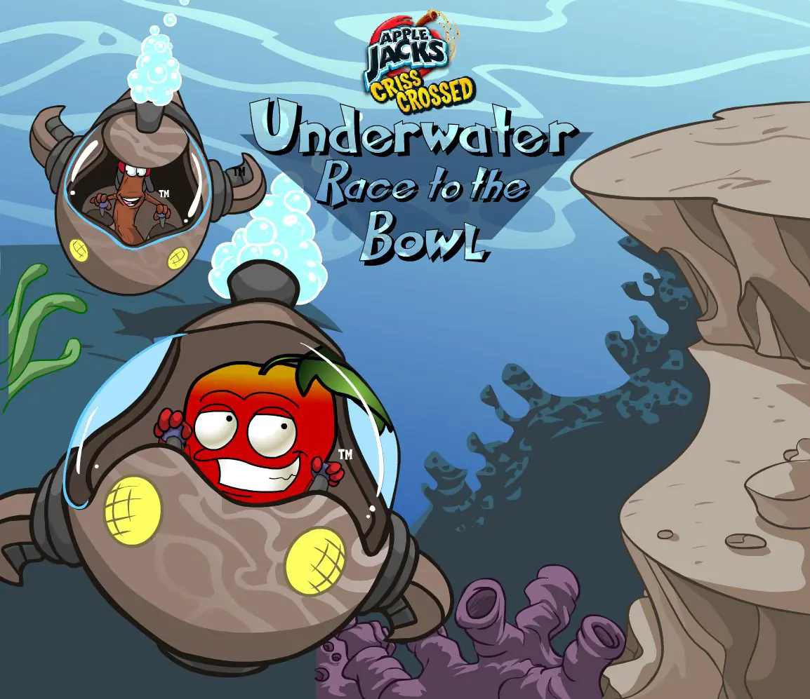 Apple Jacks Underwater Race to the Bowl logo