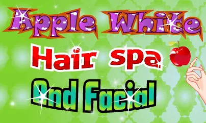 Apple White: Hair Spa and Facial logo