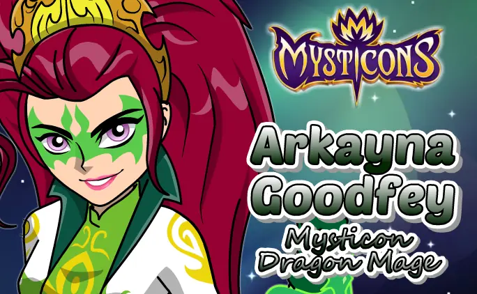 Arkayna Goodfey Mysticon Dragon Mage logo
