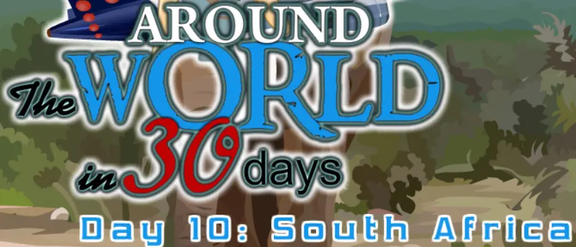 Around The World in 30 days Day 10: South Africa logo