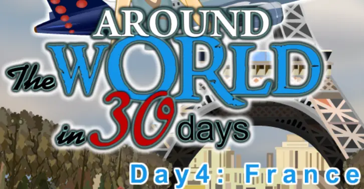 Around The World in 30 days Day 4: France logo