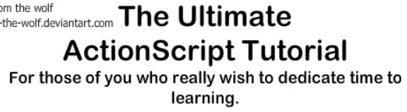 AS Tutorial - Ch.6 Functions logo