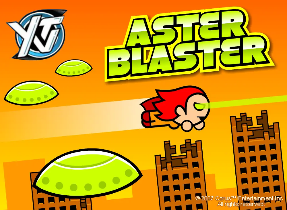 Aster Blaster logo