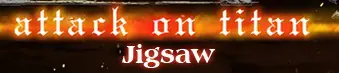 Attack on Titan Jigsaw logo