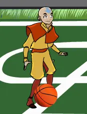 Avatar Aang Basketball logo