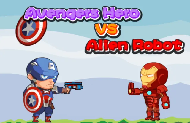 Avengers Hero -Vs- Alien Robot logo