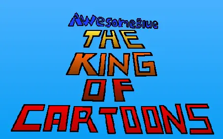 AwesomeBlue: The King of Cartoons logo