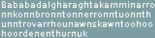 Bababadalgharaghtakamm... logo