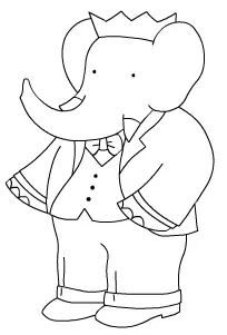 Babar's Painting Game logo