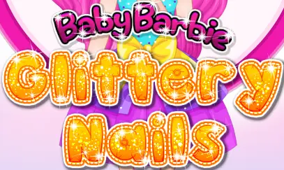 Baby Barbie: Glittery Nails logo