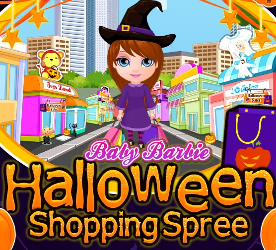 Baby Barbie Halloween Shopping Spree logo