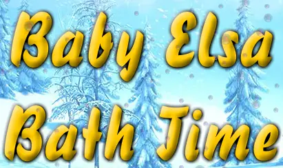 Baby Elsa Bath Time logo