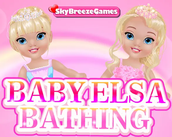 Baby Elsa Bathing logo