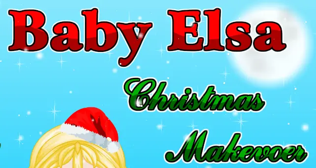 Baby Elsa Christmas Makeover logo