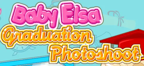Baby Elsa Graduation Photoshoot logo