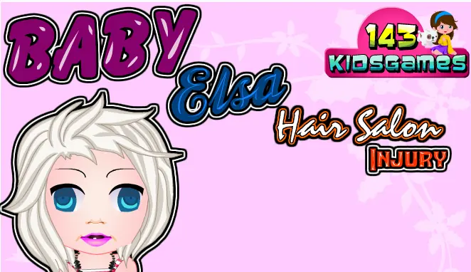 Baby Elsa Hair Salon Injury logo