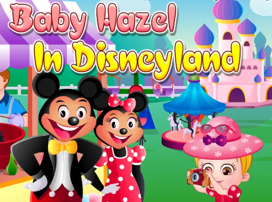 Baby Hazel in Disneyland logo
