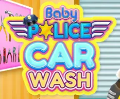 Baby Police Car Wash logo