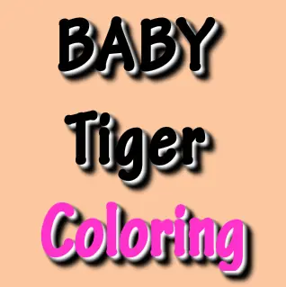 Baby Tiger Coloring logo
