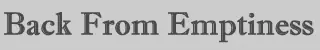 Back From Emptiness logo