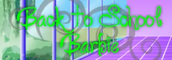 Back to School Barbie logo